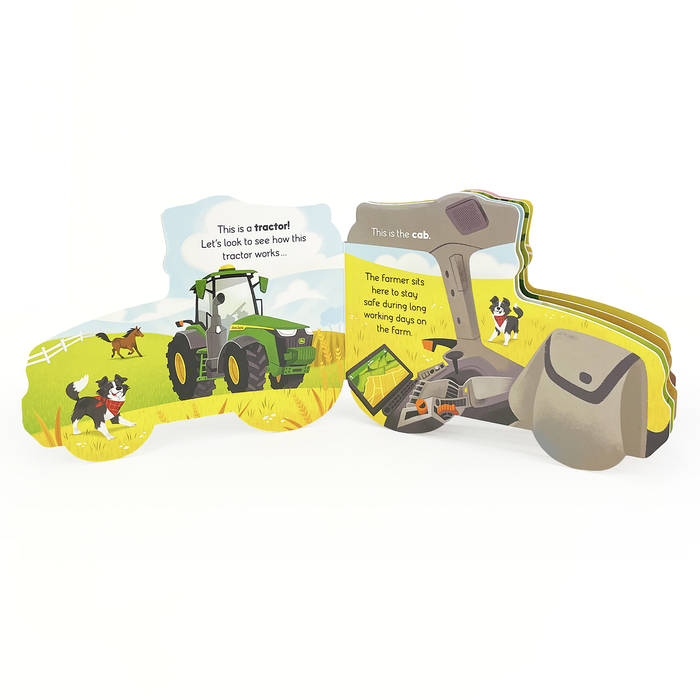 JOHN DEER KIDS: HOW TRACTORS WORK SHAPED BOARD BOOK