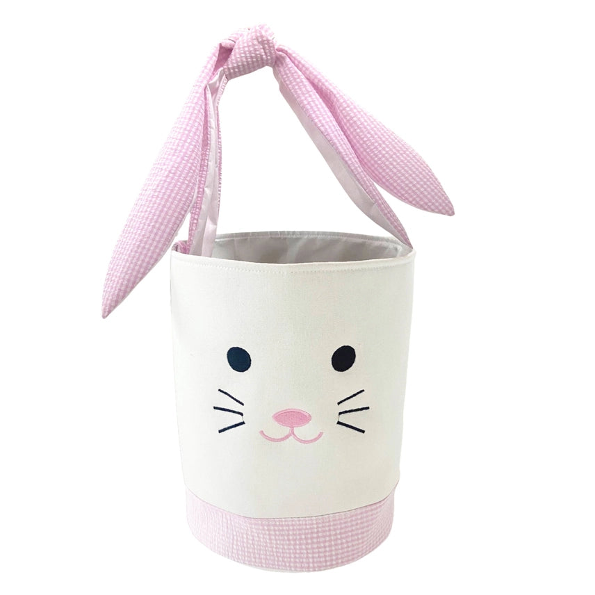 BITS & BOWS EASTER BUNNY BASKET PINK