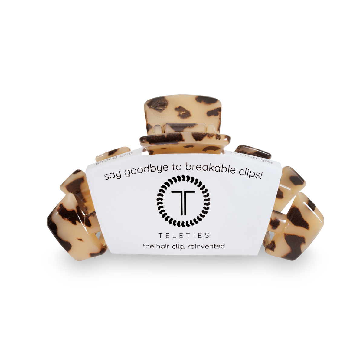 Classic Hair Clip Small Blonde Tortoise
