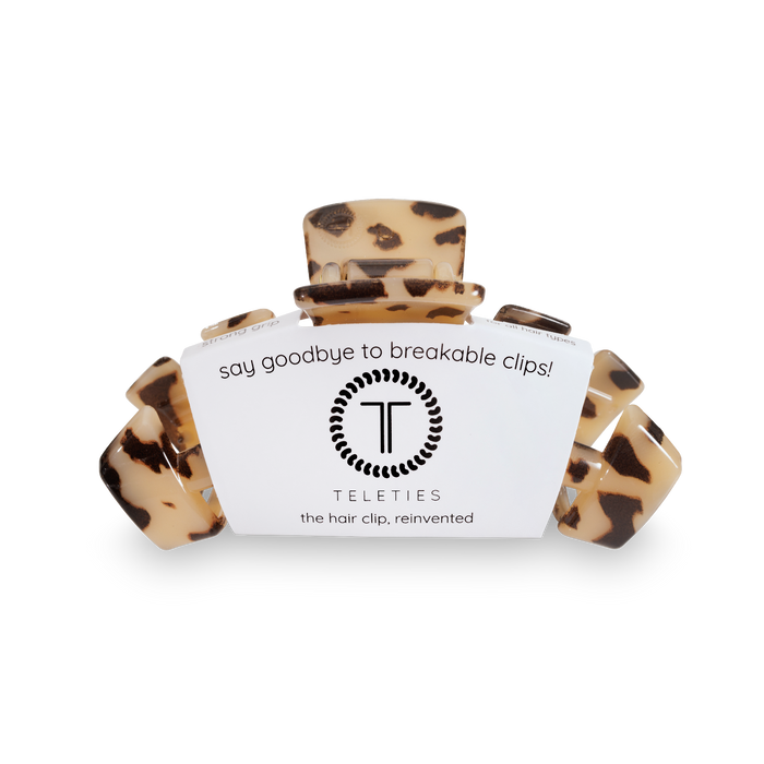 Classic Hair Clip Small Blonde Tortoise