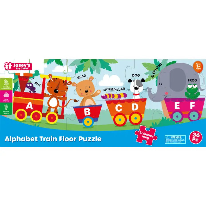 ALPHABET TRAIN FLOOR PUZZLE