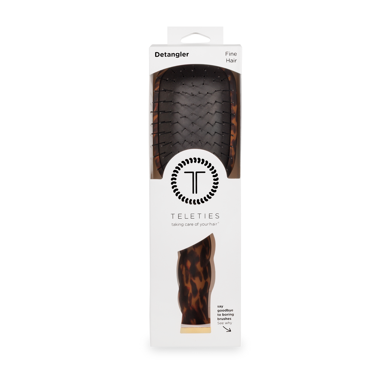 Detangler Hair Brush for Fine Hair Tortoise