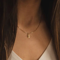 DO NOT WORRY MINI TAG NECKLACE