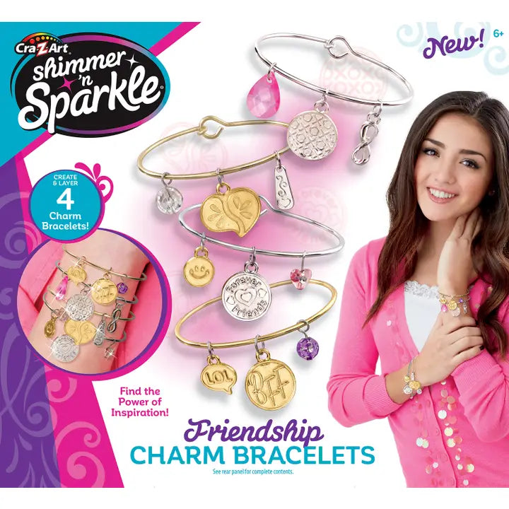 Shimmer N Sparkle Friendship Charm Bracelet