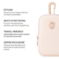 TOUCHLAND BLUSH PINK TOUCHETTE POUCH
