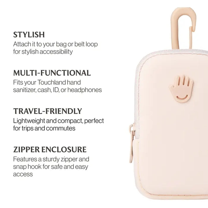TOUCHLAND BLUSH PINK TOUCHETTE POUCH
