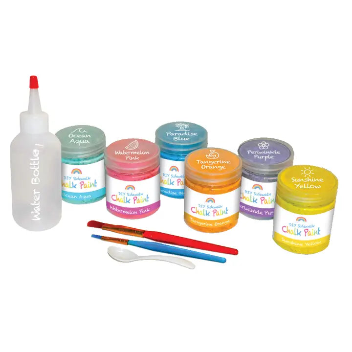 DIY SIDEWALK CHALK PAINT SET