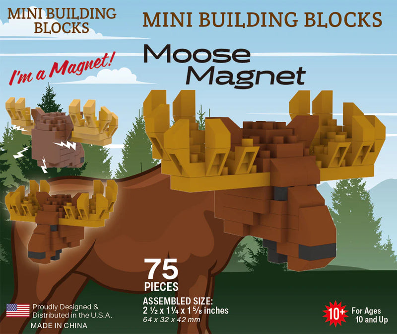 MINI BLOCK MAGNET MOOSE