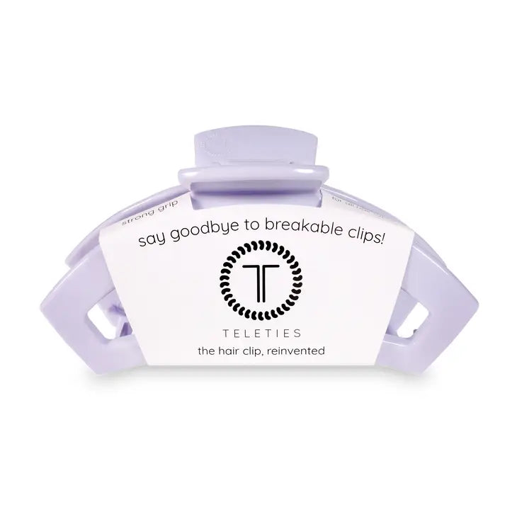 TELETIES OPEN LILAC LARGE HAIR CLIP