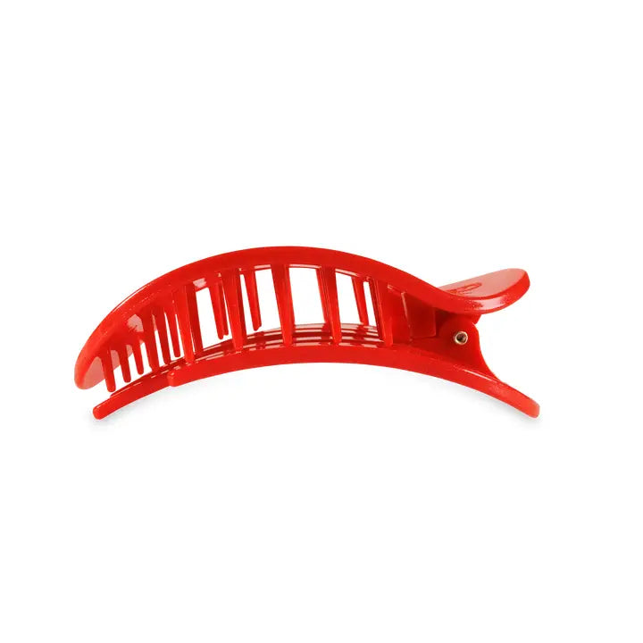 TELETIES RUDOLPH RED MEDIUM FLAT ROUND CLIP