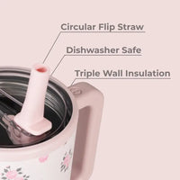 HYDROJUG WILDROSE 40 OZ TRAVELER TUMBLER