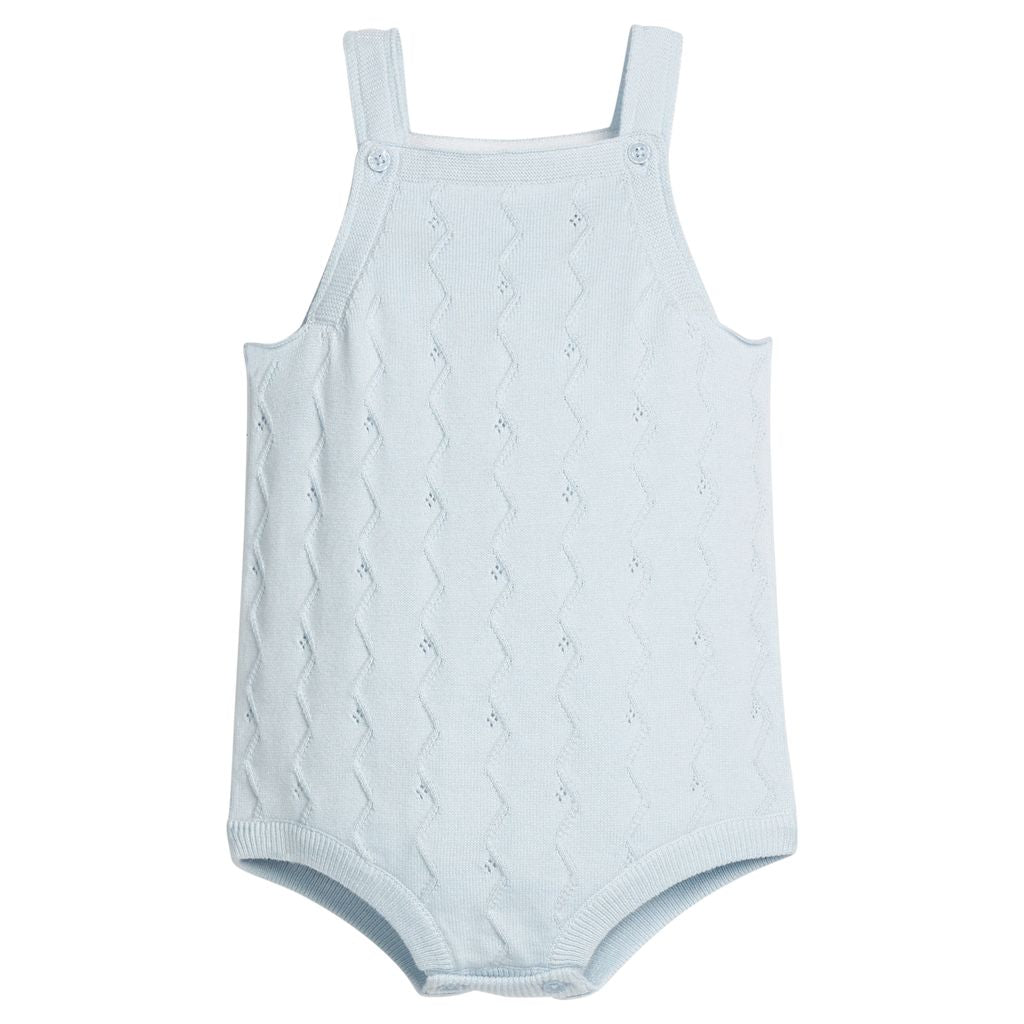 LITTLE ENGLISH POINTELLE KNIT BUBBLE LIGHT BLUE