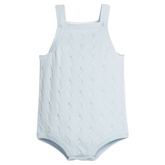 LITTLE ENGLISH POINTELLE KNIT BUBBLE LIGHT BLUE
