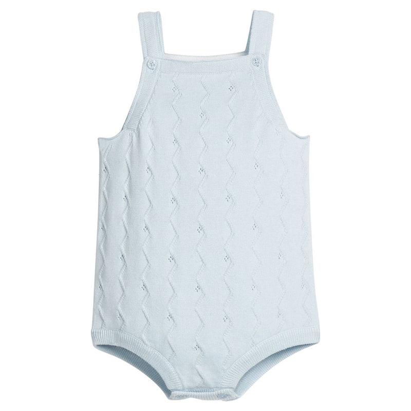LITTLE ENGLISH POINTELLE KNIT BUBBLE LIGHT BLUE