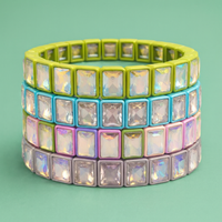 ESTELE ENAMEL STRETCH BRACELET MULTI COLOR