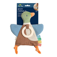 Itzy Ritzy Mallard Duck Bitzy Crinkle™ Sensory Toy