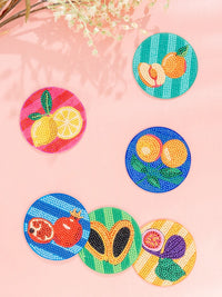 Pixel Pop Coasters Tutti Frutti