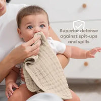 COMFY CUBS SAND BURP CLOTH 10 PACK