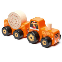 CUBIKA WOODEN TOY TRACTOR