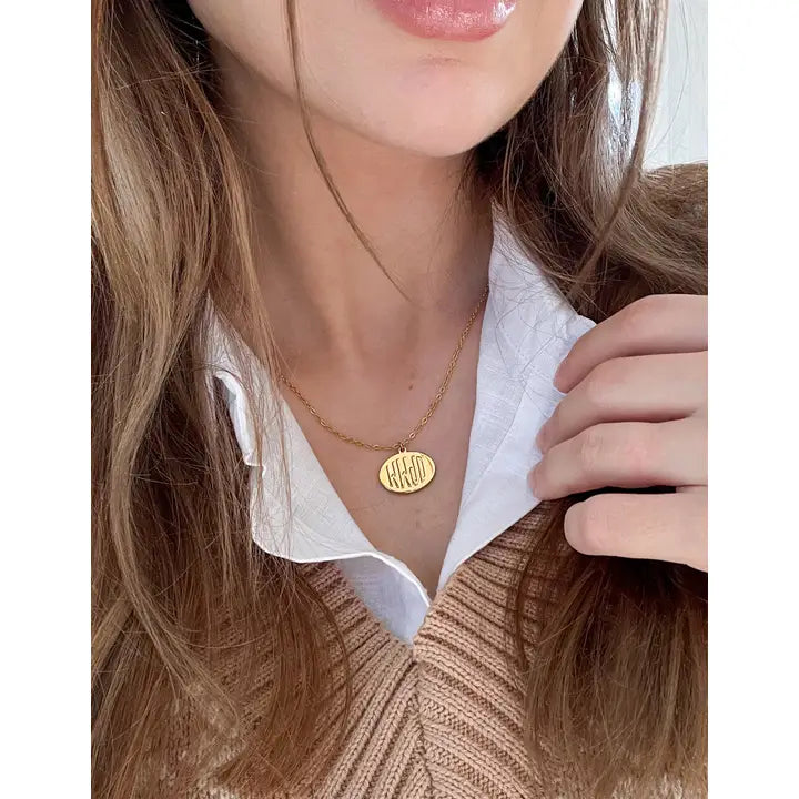 ELEVATED FAITH GOLD WWJD NECKLACE