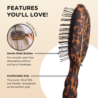 Detangler Hair Brush for Fine Hair Tortoise