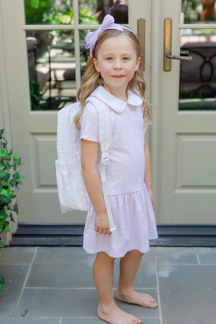LILA AND HAYES LIBBY GIRLS DRESS SCHOOL PLAID PINK