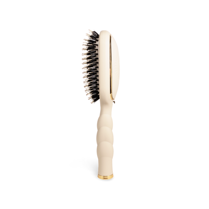Boar Bristle Hair Brush Tan