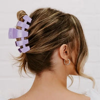 TELETIES CLASSIC LILAC YOU  LARGE HAIRCLIP