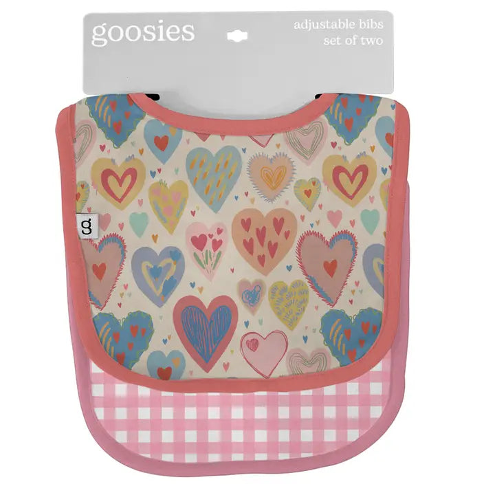 GOOSIES BIB SET LOVESTRUCK