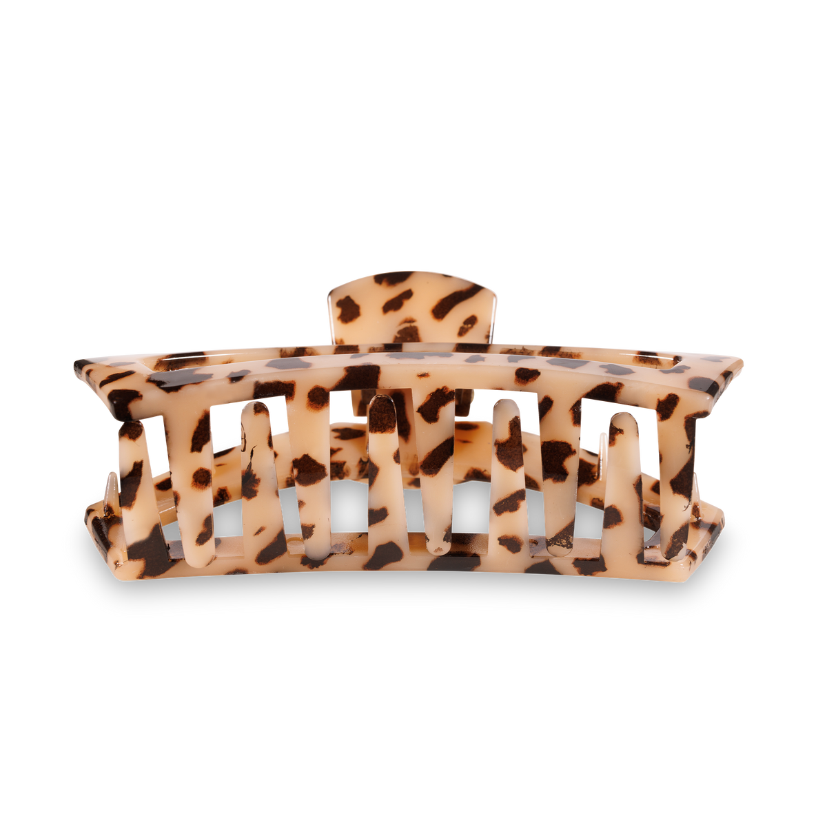Open Hair Clip Large Blonde Tortoise
