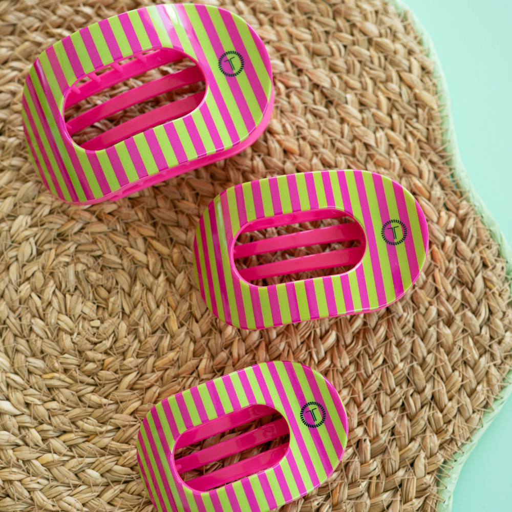 Summer Crush Small Flat Round Hair Clip