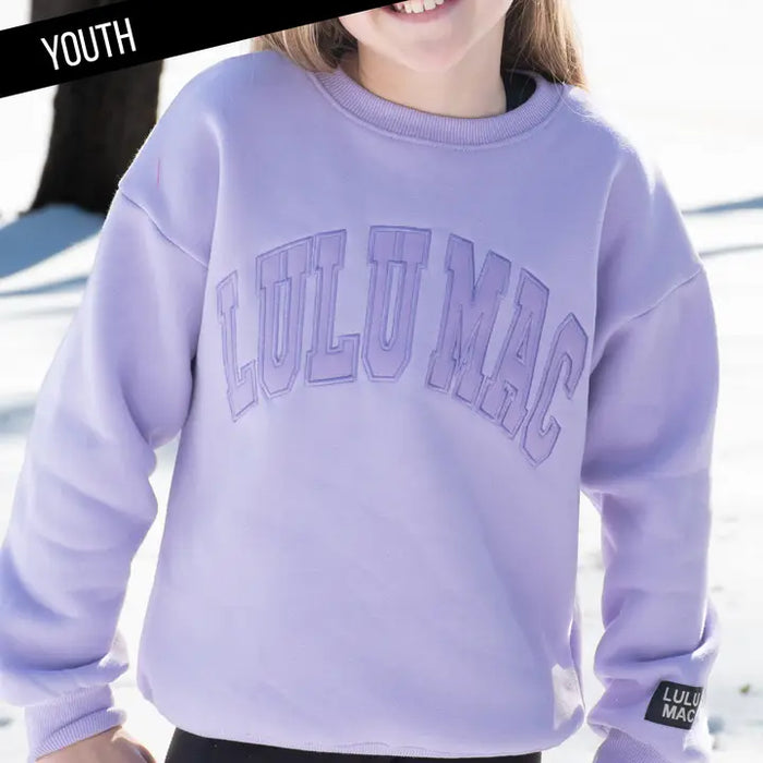 GIRL LAVENDER SWEATSHIRT