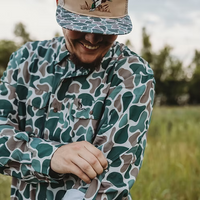 Fieldstone Youth 7 Panel Puff Full Color Duck Logo Hat