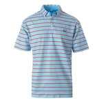 FIELDSTONE YOUTH KENNEDY PERFORMANCE POLO RED/WHITE/BLUE