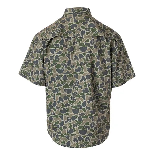 FIELDSTONE YOUTH BACKWOODS CAMO BUTTON DOWN