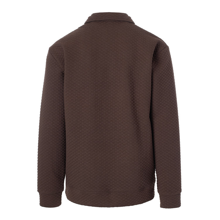 FIELDSTONE YOUTH DRAKE 1/4 ZIP CHOCOLATE