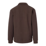 FIELDSTONE YOUTH DRAKE 1/4 ZIP CHOCOLATE