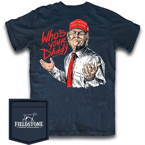 FIELDSTONE YOUTH WHO'S YOUR DADDY TRUMP TEE