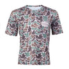 FIELDSTONE YOUTH DRY FIT POCKETED SHORT SLEEVE CAMO