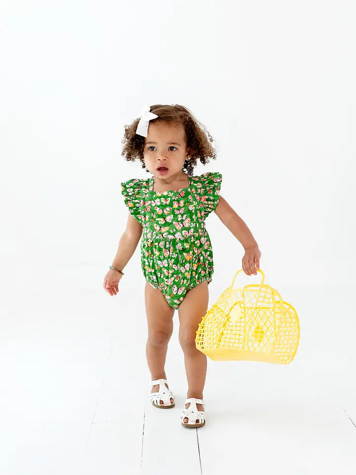 OLLIE JAY EMMY ROMPER IN BOLD BUTTERFLY