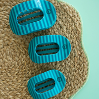 Splash Zone Large Flat Round Hair Clip