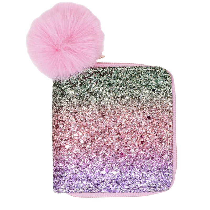 ZOMI GEMS GLITTER RAINBOW WALLET