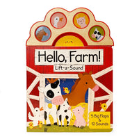 HELLO FARM! LIFT A FLAP ANIMAL SOUND BOOK