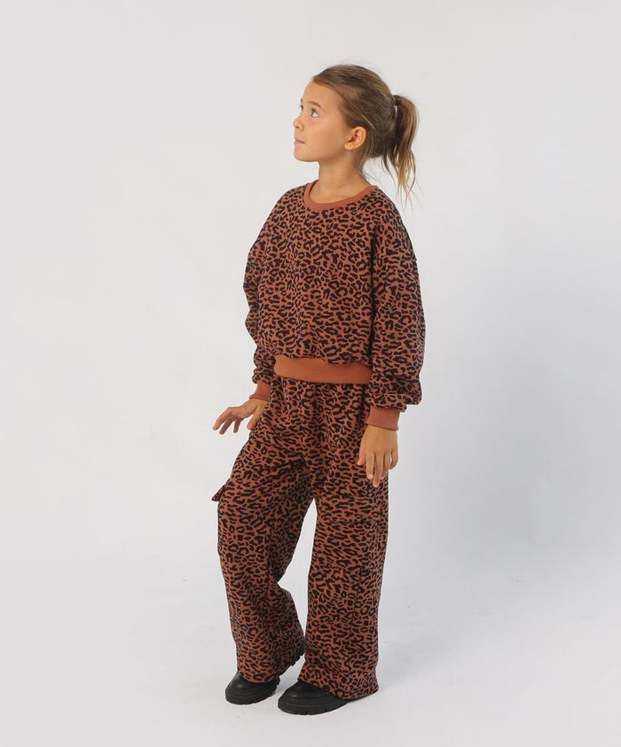 JOYOUS AND FREE LEOAPRD SWEAT SET