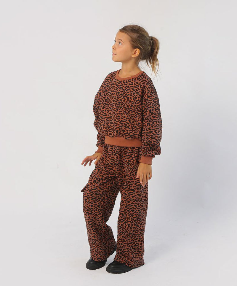 JOYOUS AND FREE LEOAPRD SWEAT SET