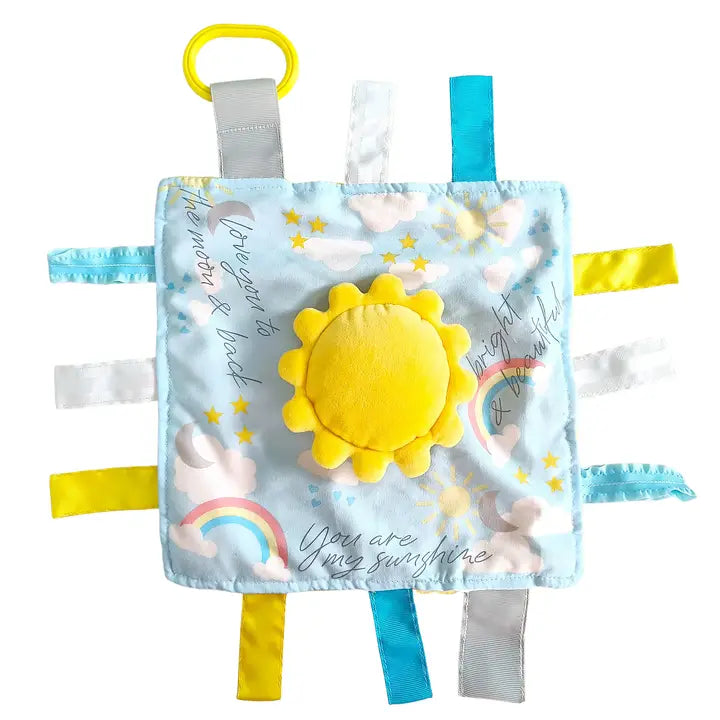 BABY JACK SUNSHINE LOVEY TAG STROLLER TOY