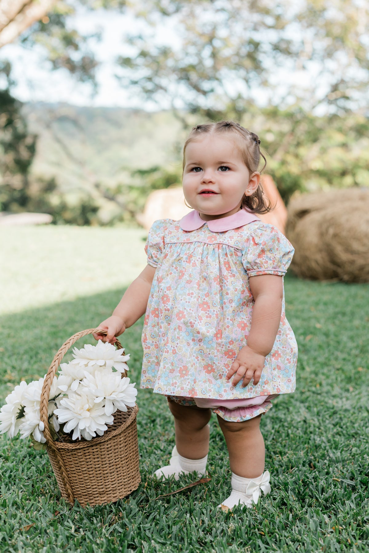 Zuccini Kids Tawny Orange Isabella Bloomer Set