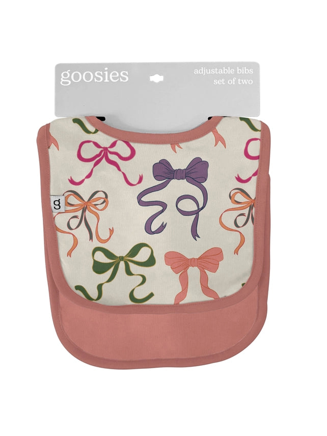 GOOSIES BIB SET BOWS