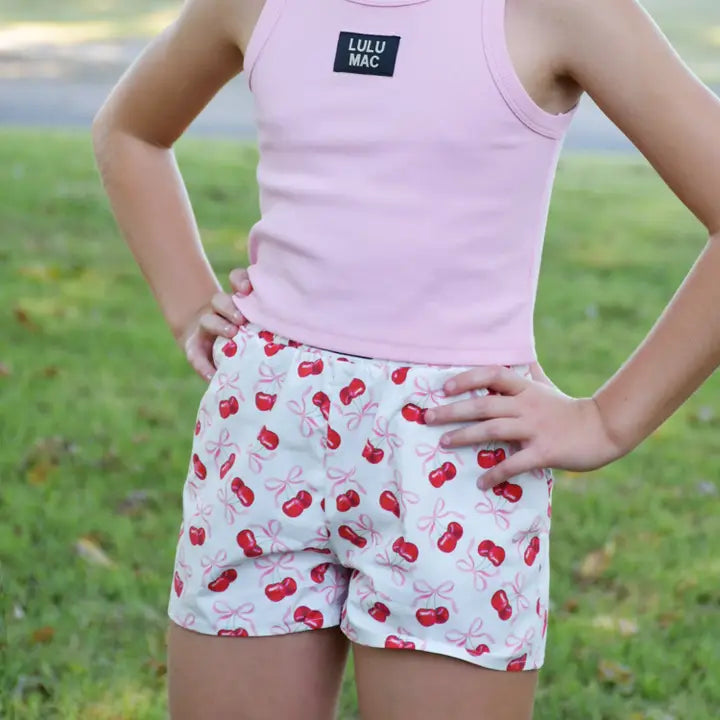LULU MAC CHERRY KIDS SHORT