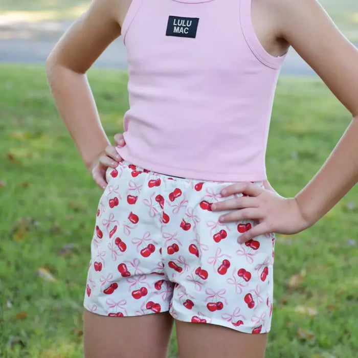 LULU MAC CHERRY KIDS SHORT